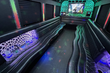 Mesa Limo Bus Interior