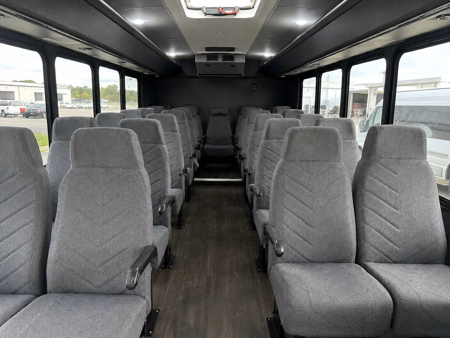 15 passenger minibus inside