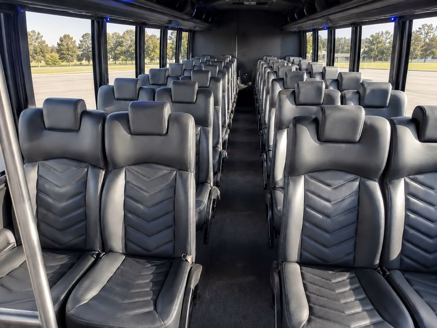 18 passenger minibus interior