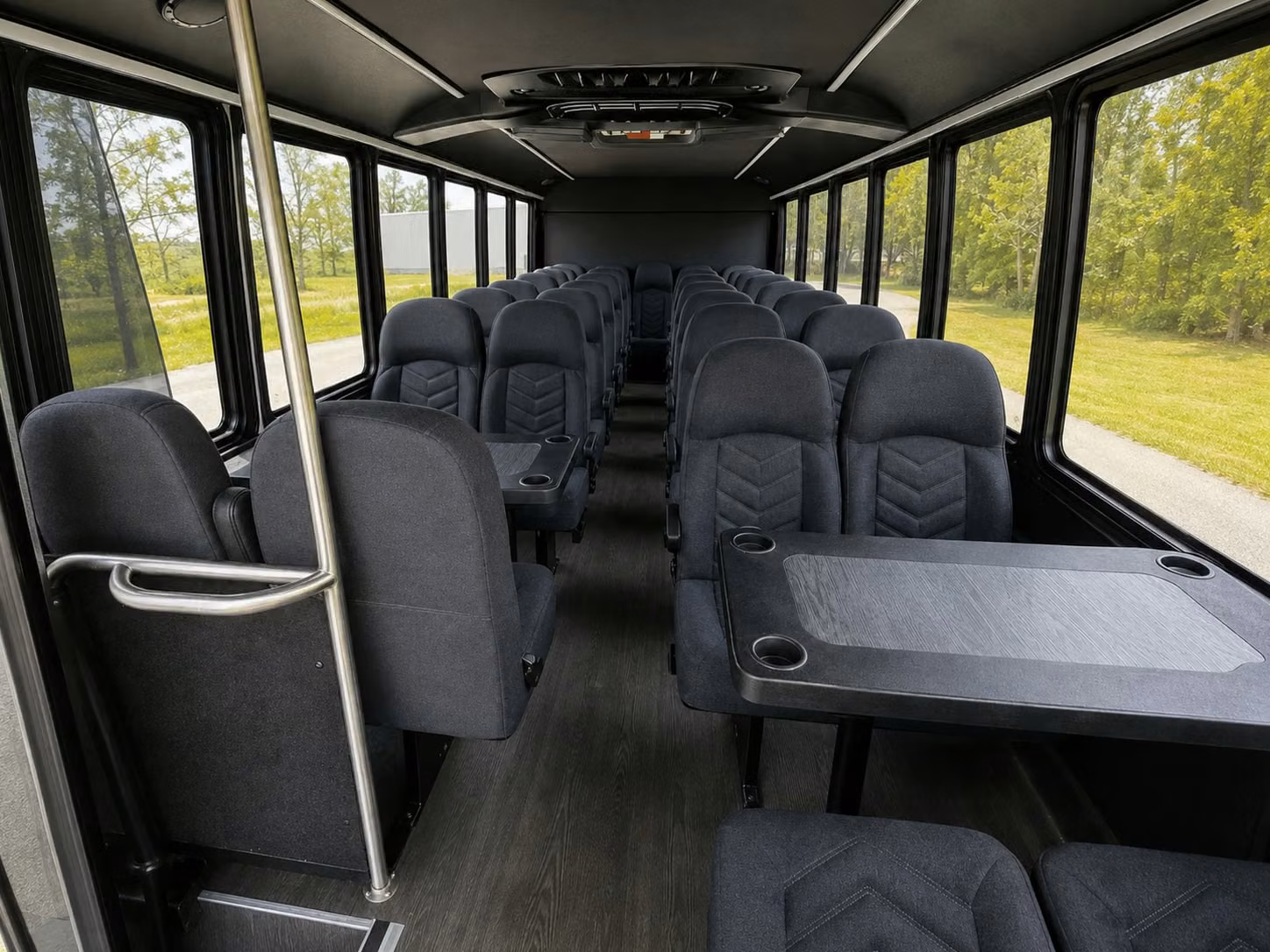 20 passenger minibus inside