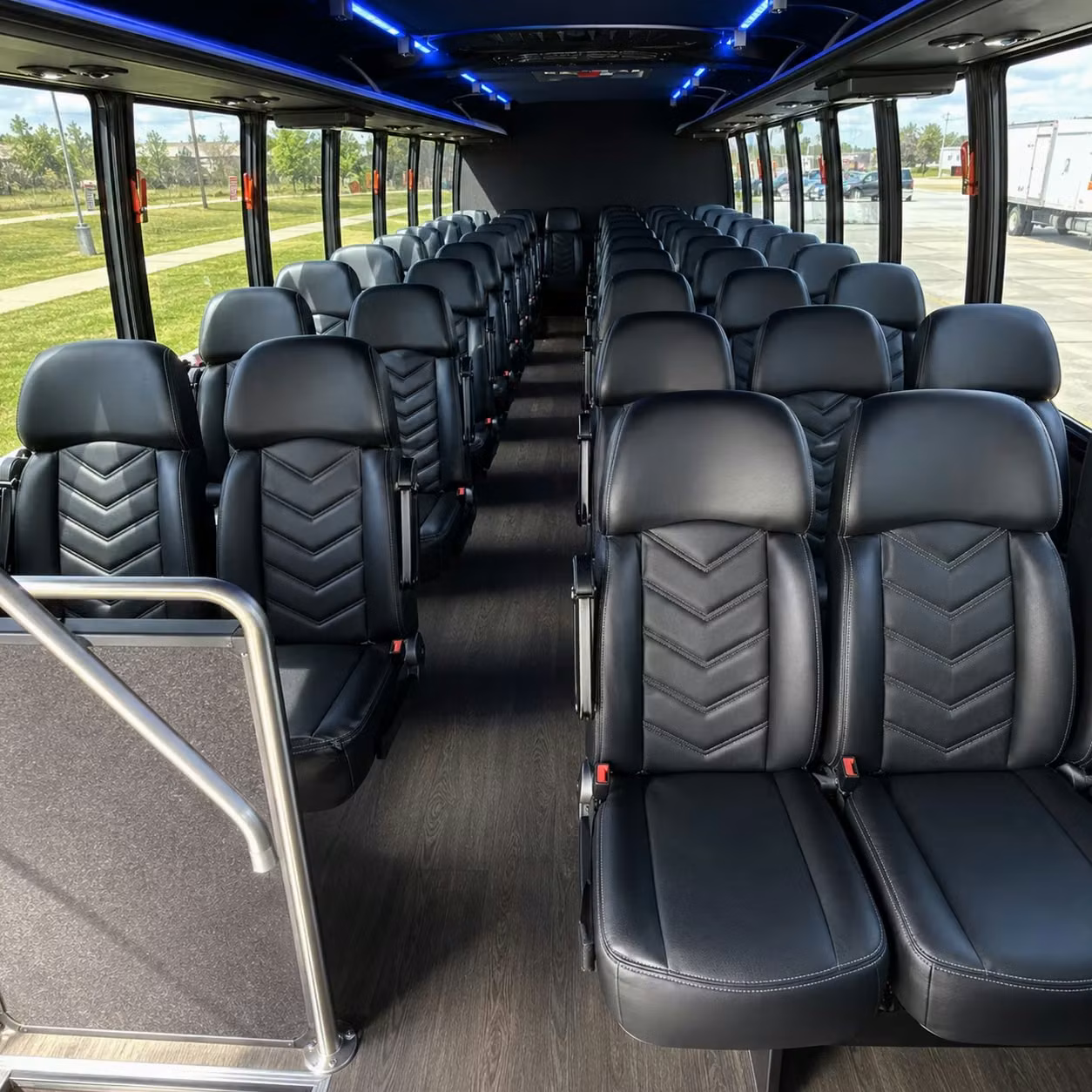 25 passenger minibus inside