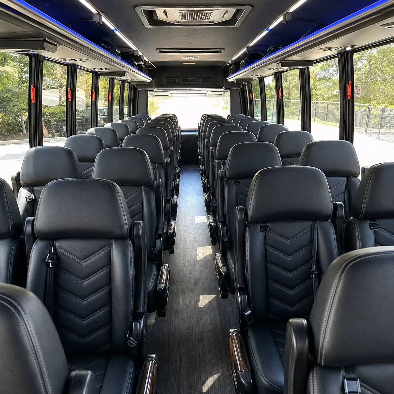 25 passenger minibus interior