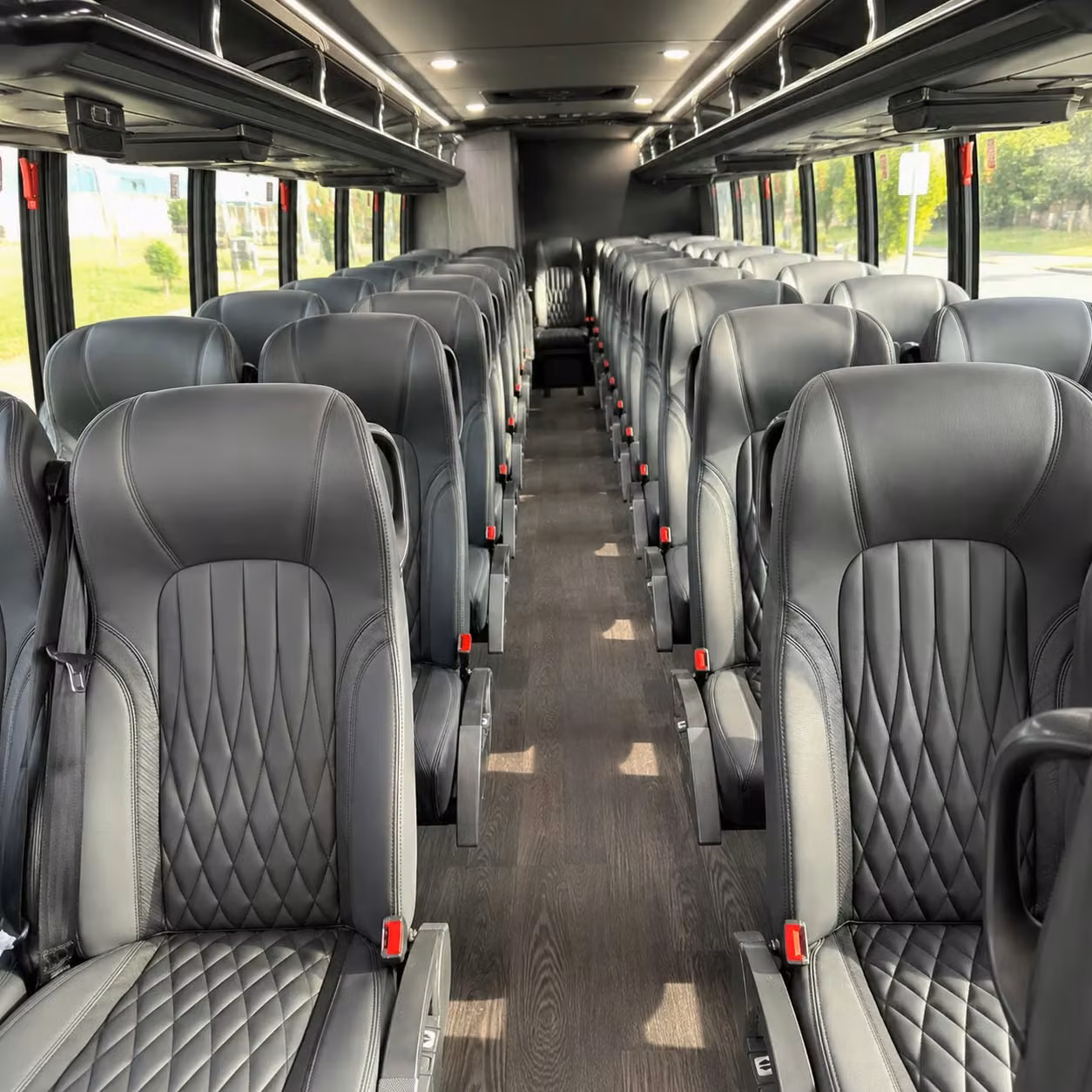 28 passenger minibus inside