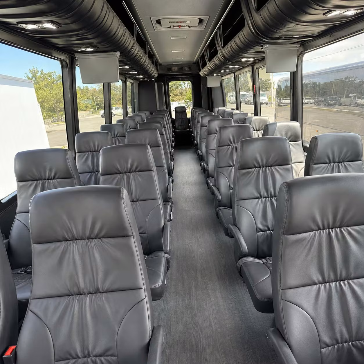 30 passenger minibus inside