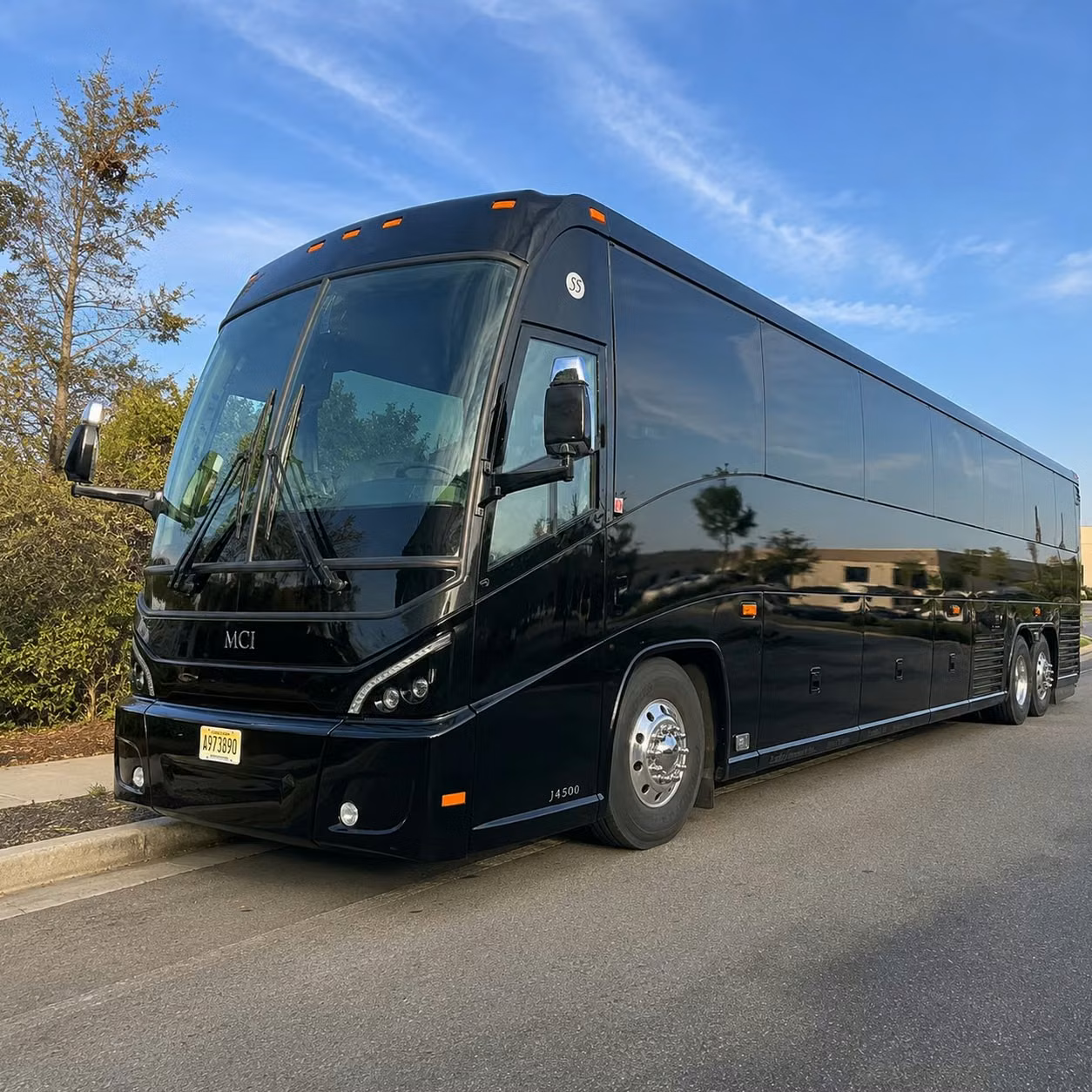 56 passenger charter bus
