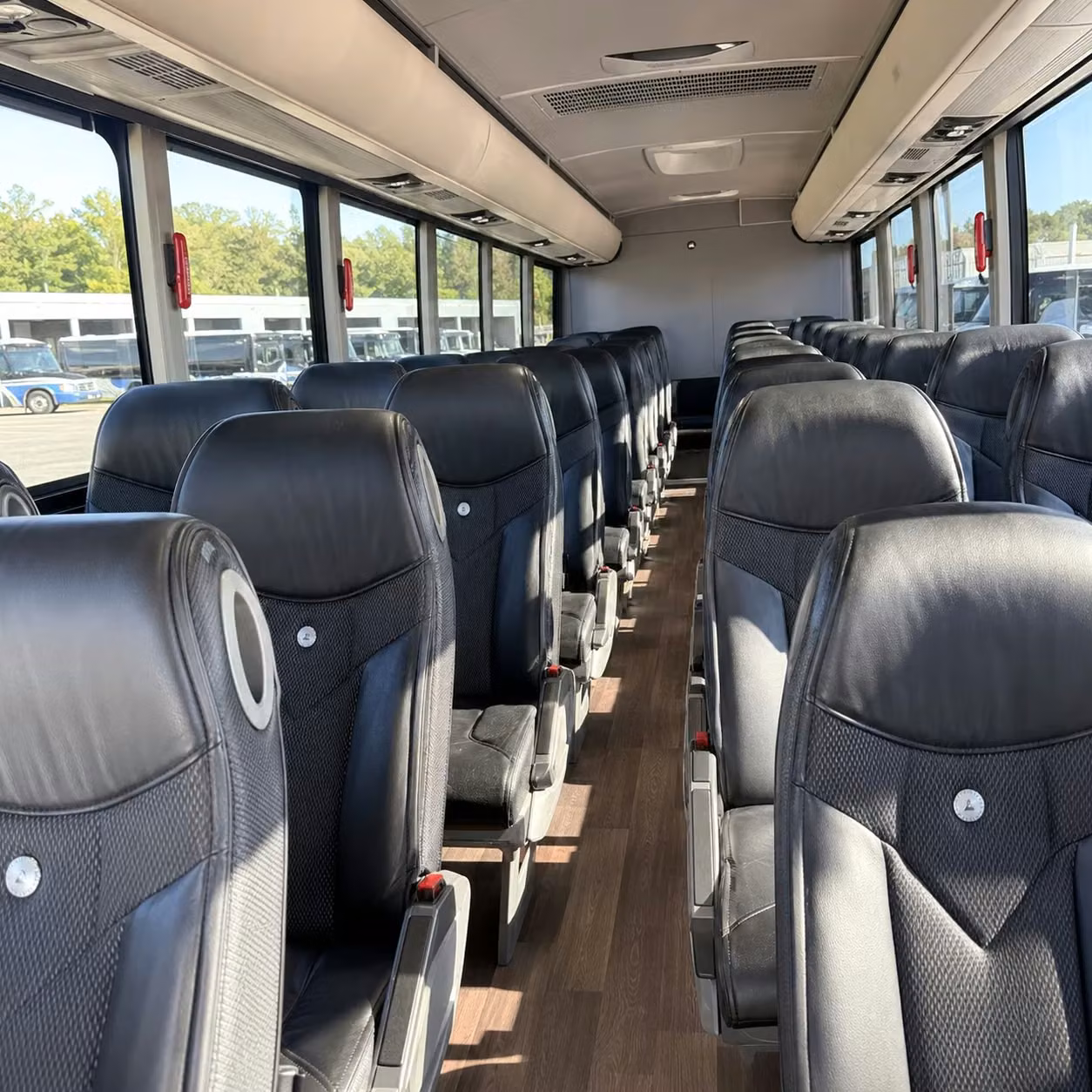 mesa charter bus interior gallery