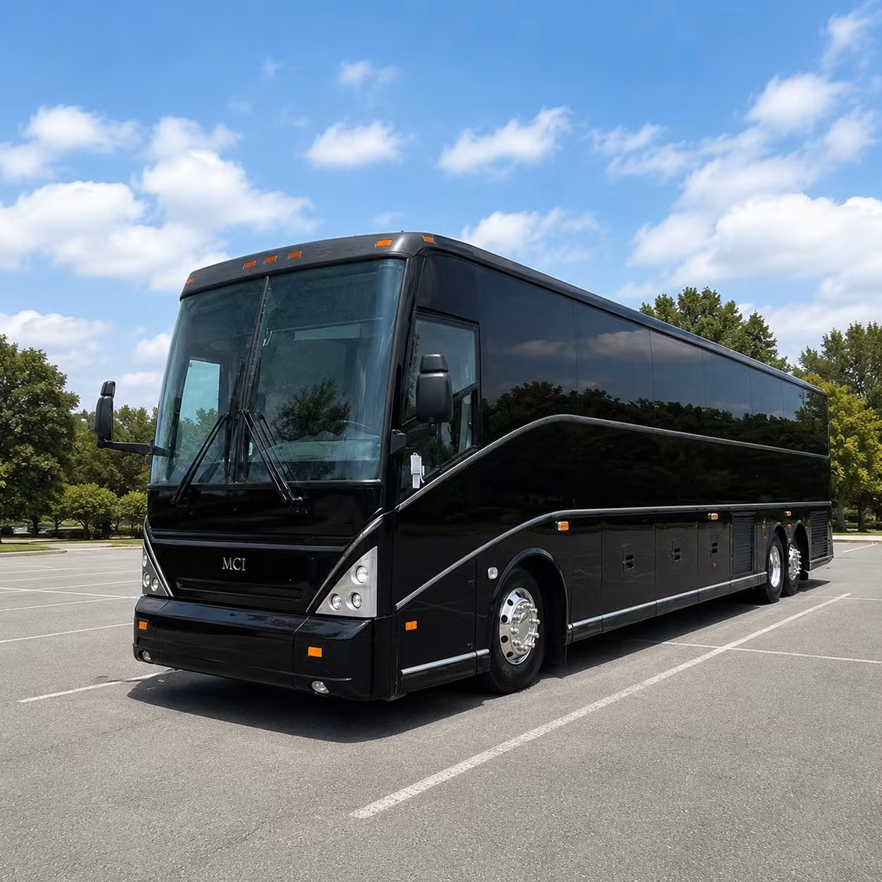 mesa charter bus rental exterior