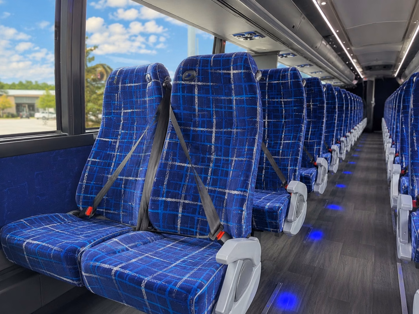 mesa charter bus rental inside